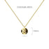 Solid 925 Sterling Silver Initial Alphabet Personalised Disc Necklace